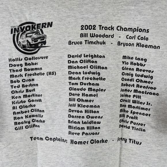 2002 Inyokern Mens Lrg T-Shirt Drag Race Division Finals Top Gun Raceway Fallon - Picture 4 of 11